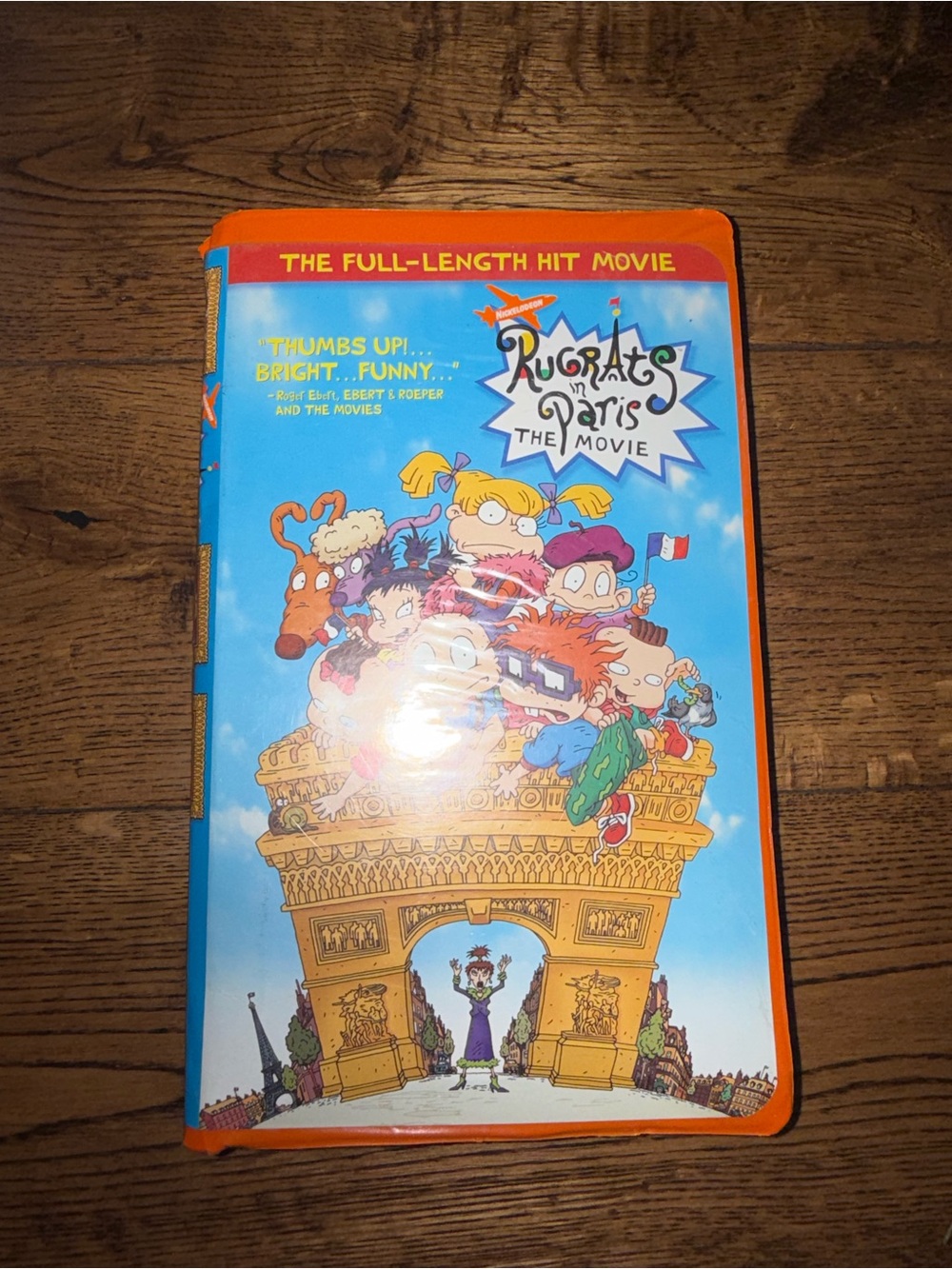 Rugrats in Paris The Movie VHS Orange Tape